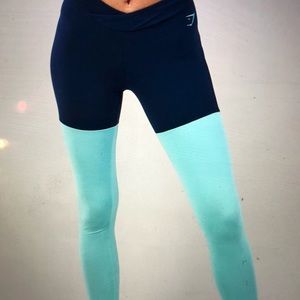 Two tone gymshark leggings size small